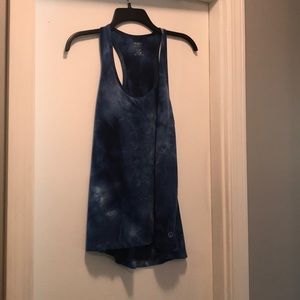 Blue workout/jogging tank top